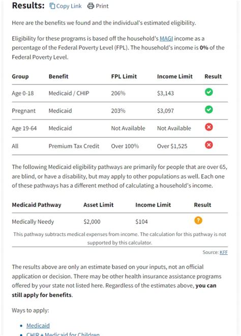 medicaid eligibility search tool.